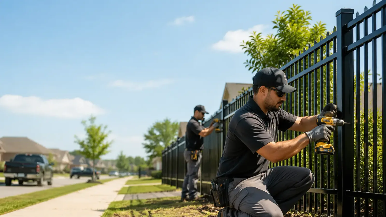 Metal Fence Installation in Trenton, TX